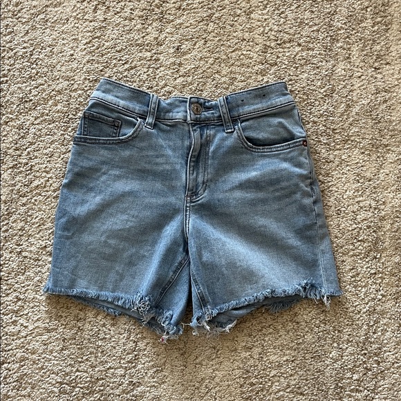 Express Pants - Express Mid Rise Blue Jean Shorts